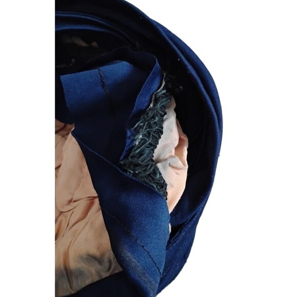 WWII Era Navy Jersey Turban Hat, Young Girl or Teen Size, As Is - Picture 6 of 6